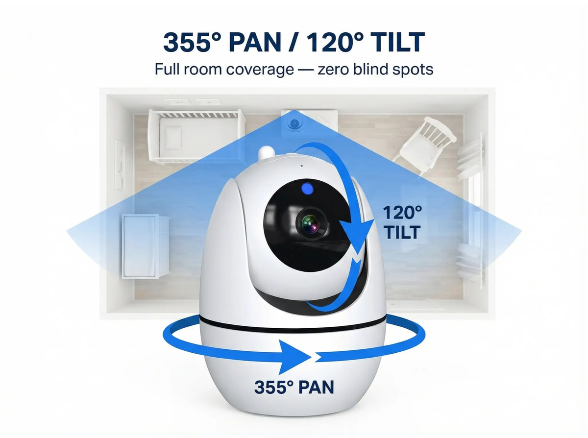 355 Pan 120 Tilt Camera